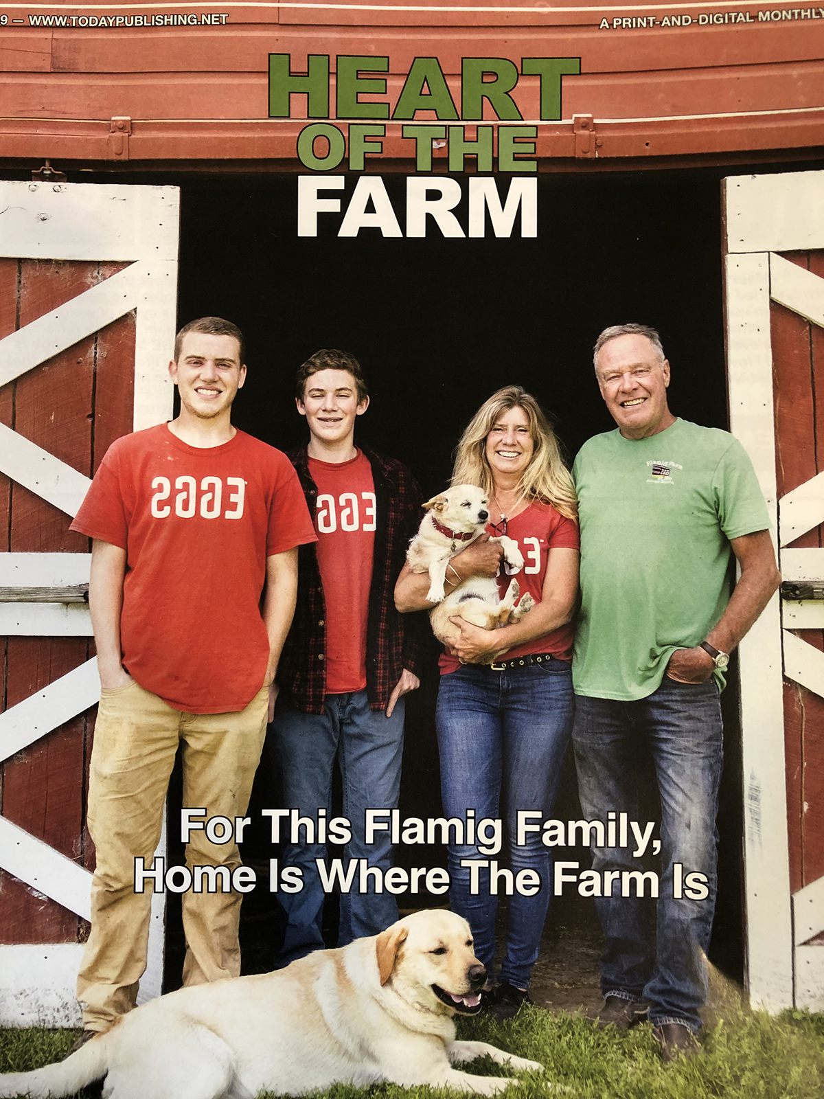 The Christensen Family at Flamig Farm in Simsbury, CT